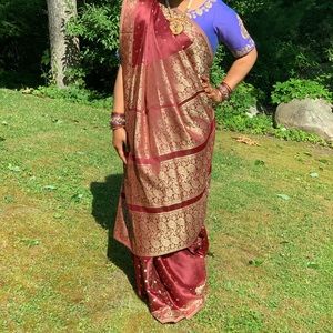 Saree (Indian outfit) with blouse